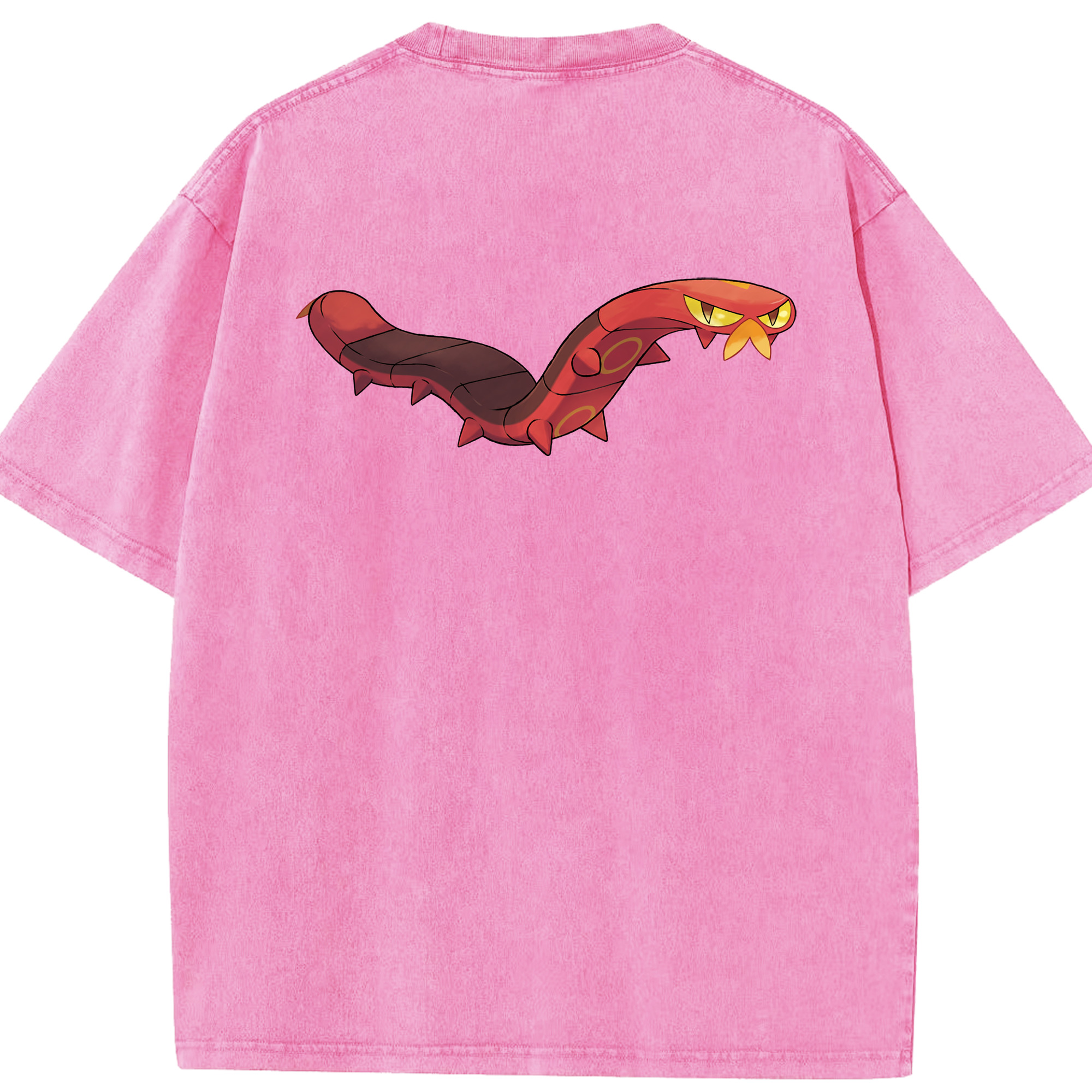 （画像用） ポケットモンスター Pokémon 綿100% ヴィンテージ風 半袖Tシャツ（背面プリント）